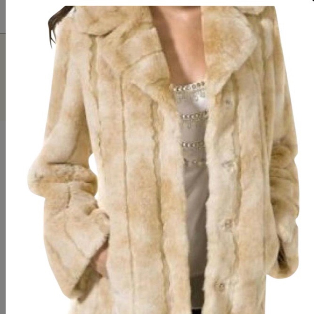 Express Faux Fur Coat Flawless Size S